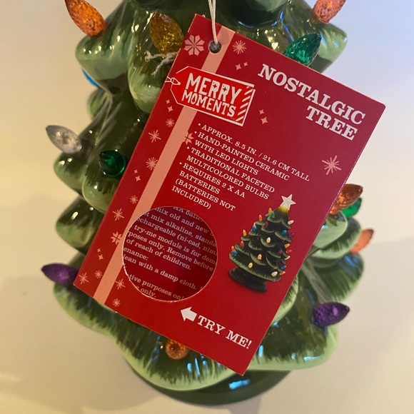 Aldi Merry Moments 2023 Ceramic Green Christmas Tree - Picture 5 of 8
